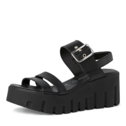 Tamaris Sandalette Plateau Chunky Grunge Black