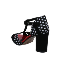 Linea Uno Camoscio Pallino N/b -Schuh Trend Verkauf 282099204 09